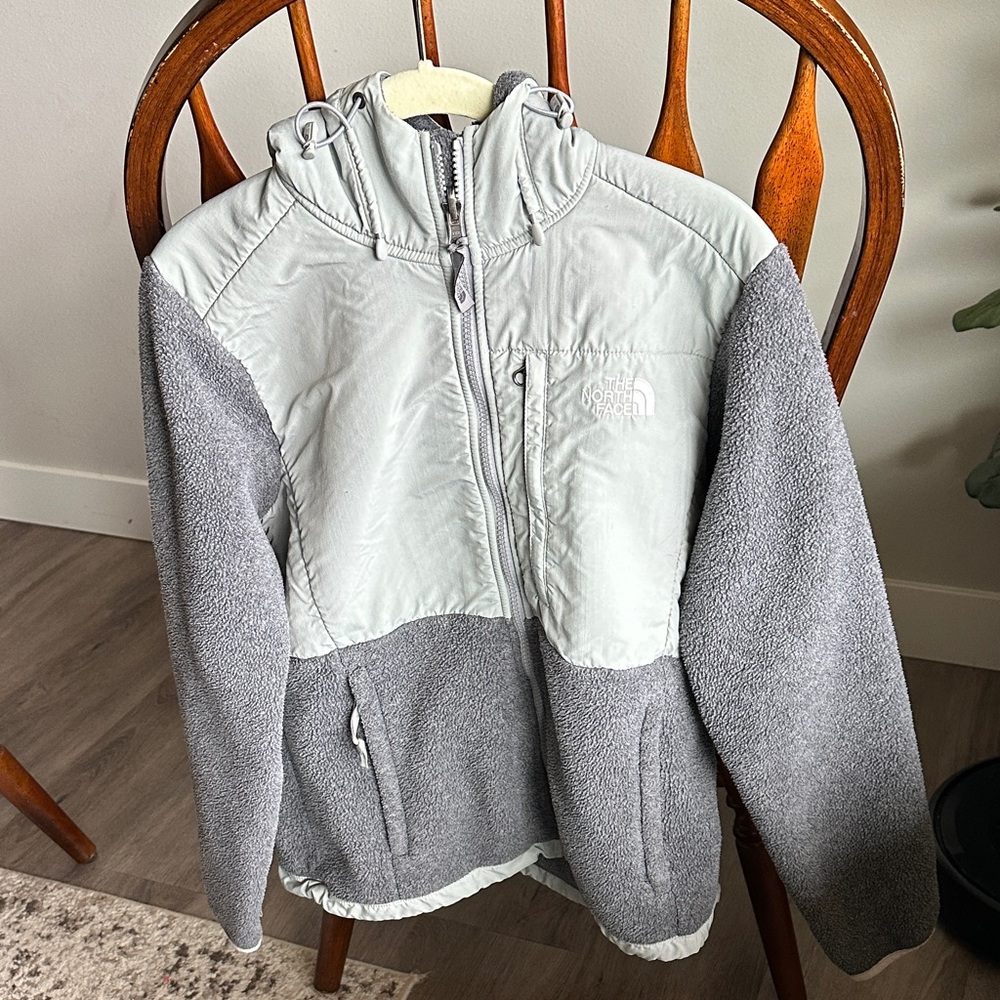 The North Face Gray and Light Gray Women's Jacket